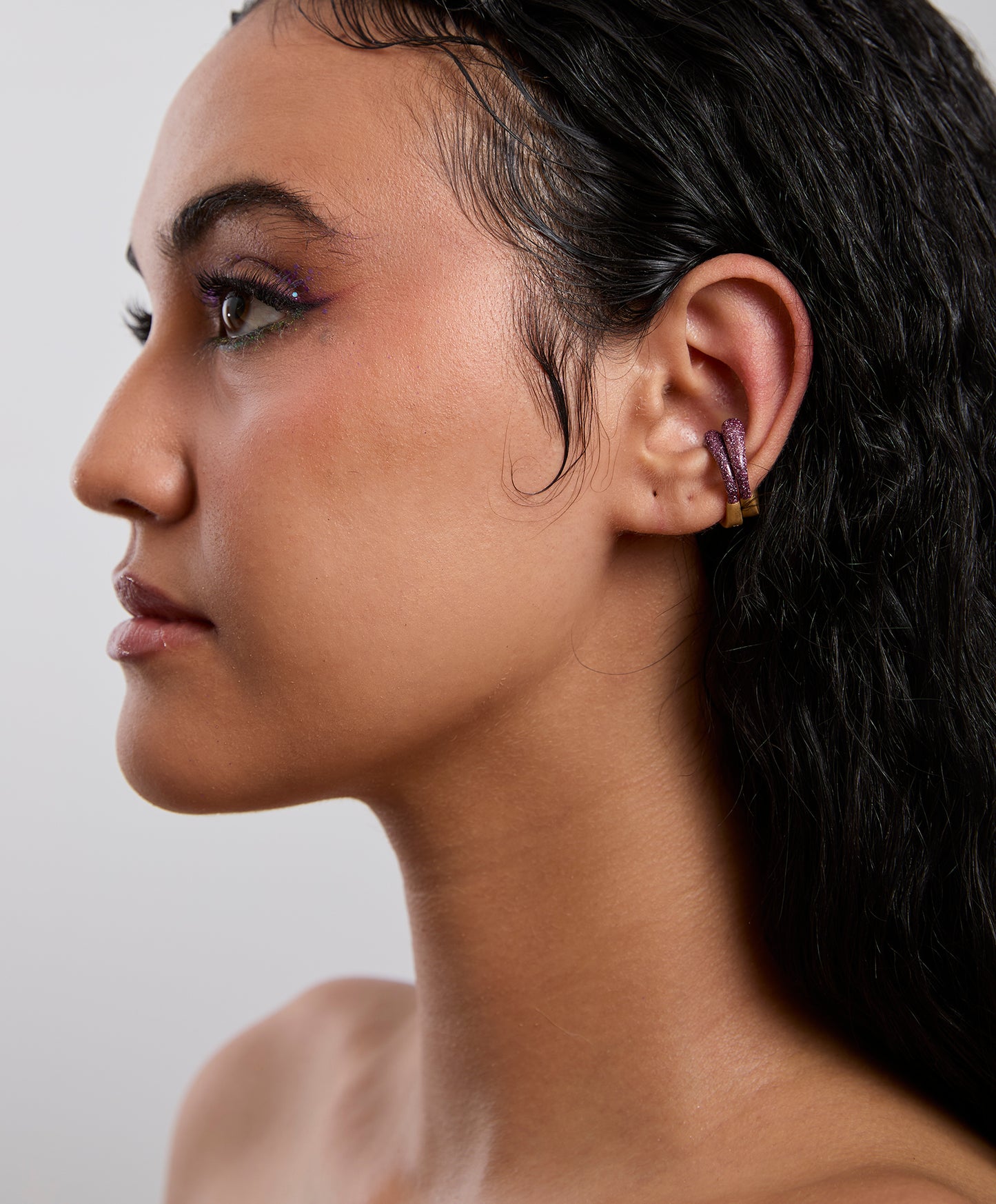 Curaçao Earcuff | Amethyst