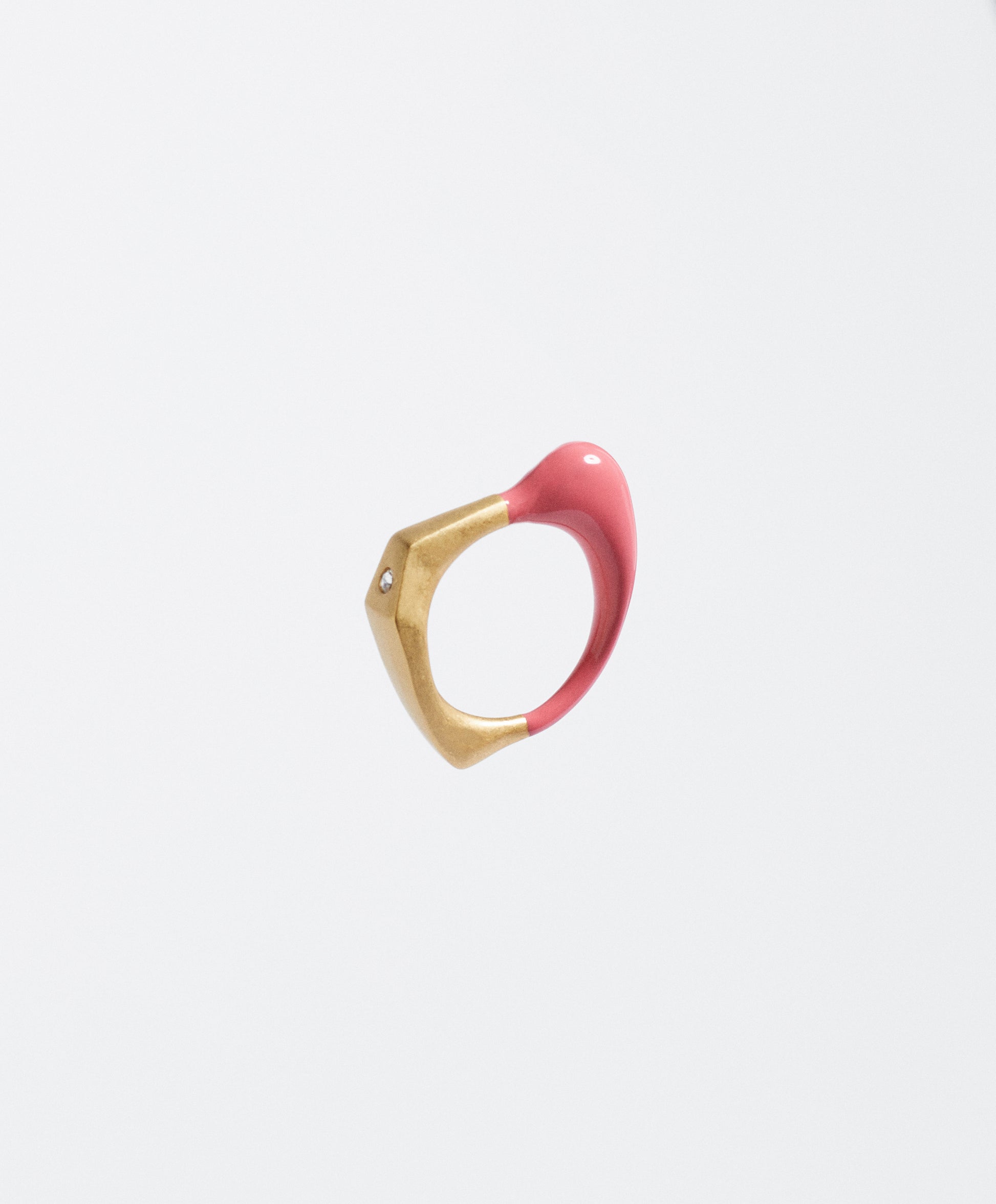anillo de diseño tik tok strass