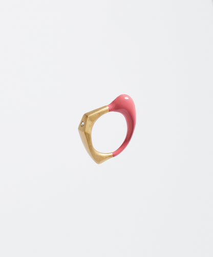 anillo de diseño tik tok strass