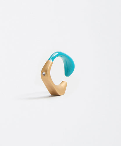 funny jewels enamel gold plated strass 